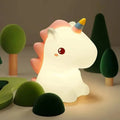 Tangerine Unicorn Night Light, LED Squishy Novelty Animal Night Lamp, 2 Level Dimmable Nursery Nightlight